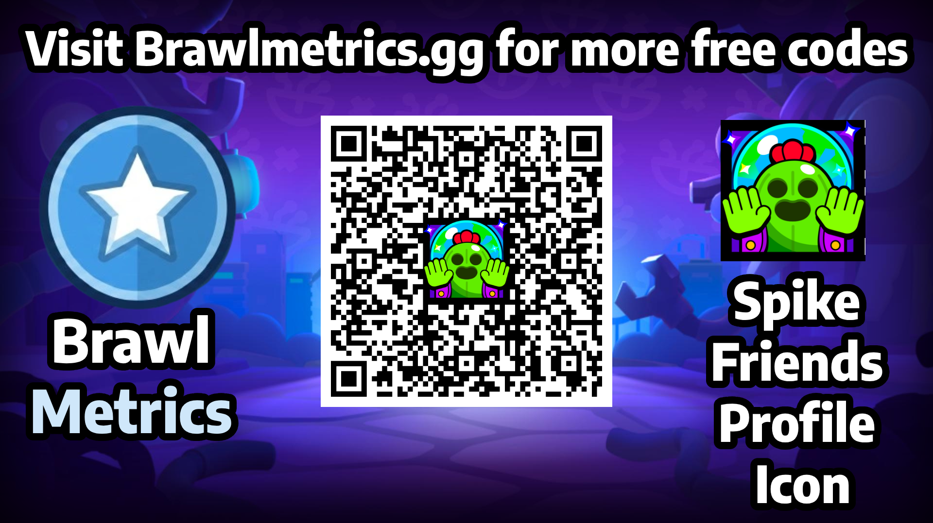 Spike Friends Profile Icon free reward QR code